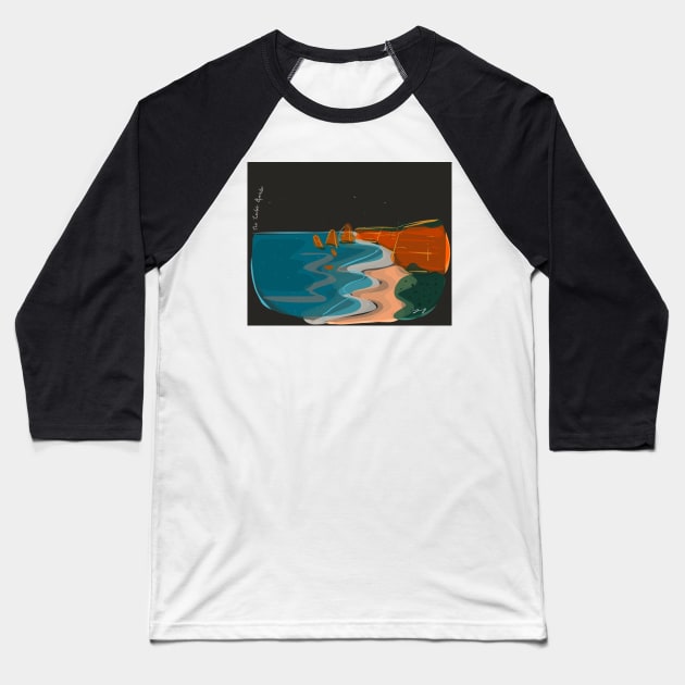 The Twelve Apostles Baseball T-Shirt by Aaartistlife